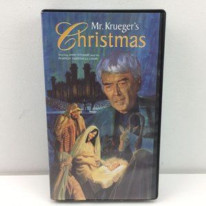 VHS Mr. Kruegers Christmas Jimmy Stewart Mormon Tabernacle Choir